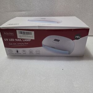 UV LED Nail Lamp 75 Watt 4 Timer Settings Gel Nail Light